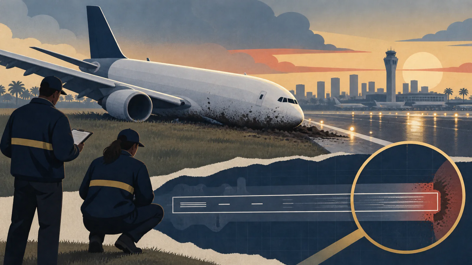 Amazon Air Runway Overrun in Miami Kills Five; NTSB Investigates