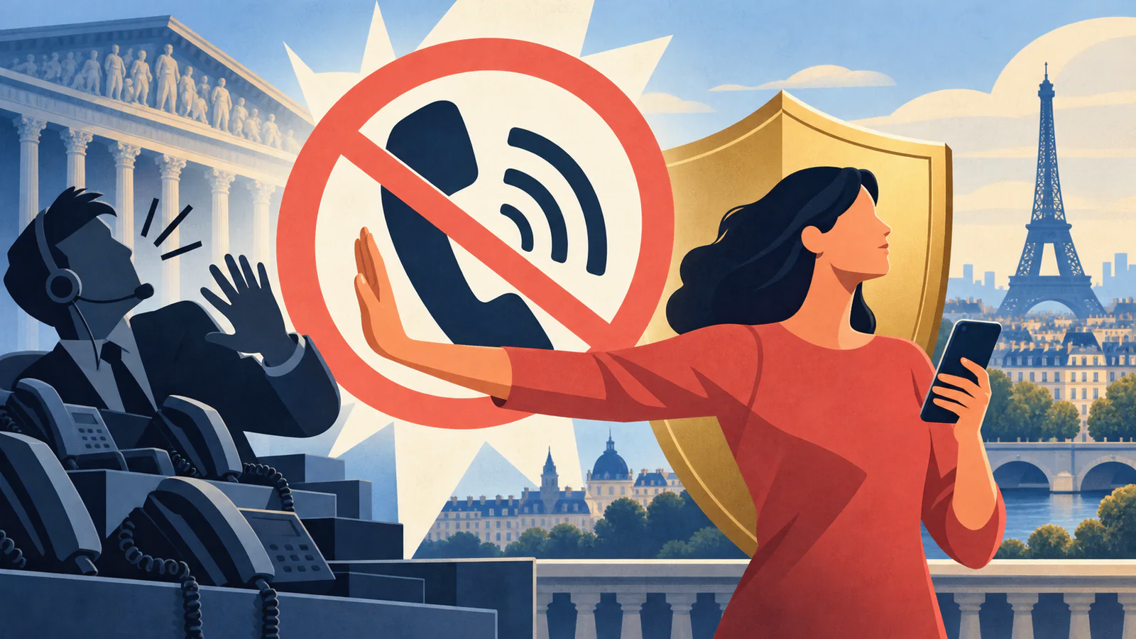 France Enforces Nationwide Ban on Unsolicited Telemarketing Calls