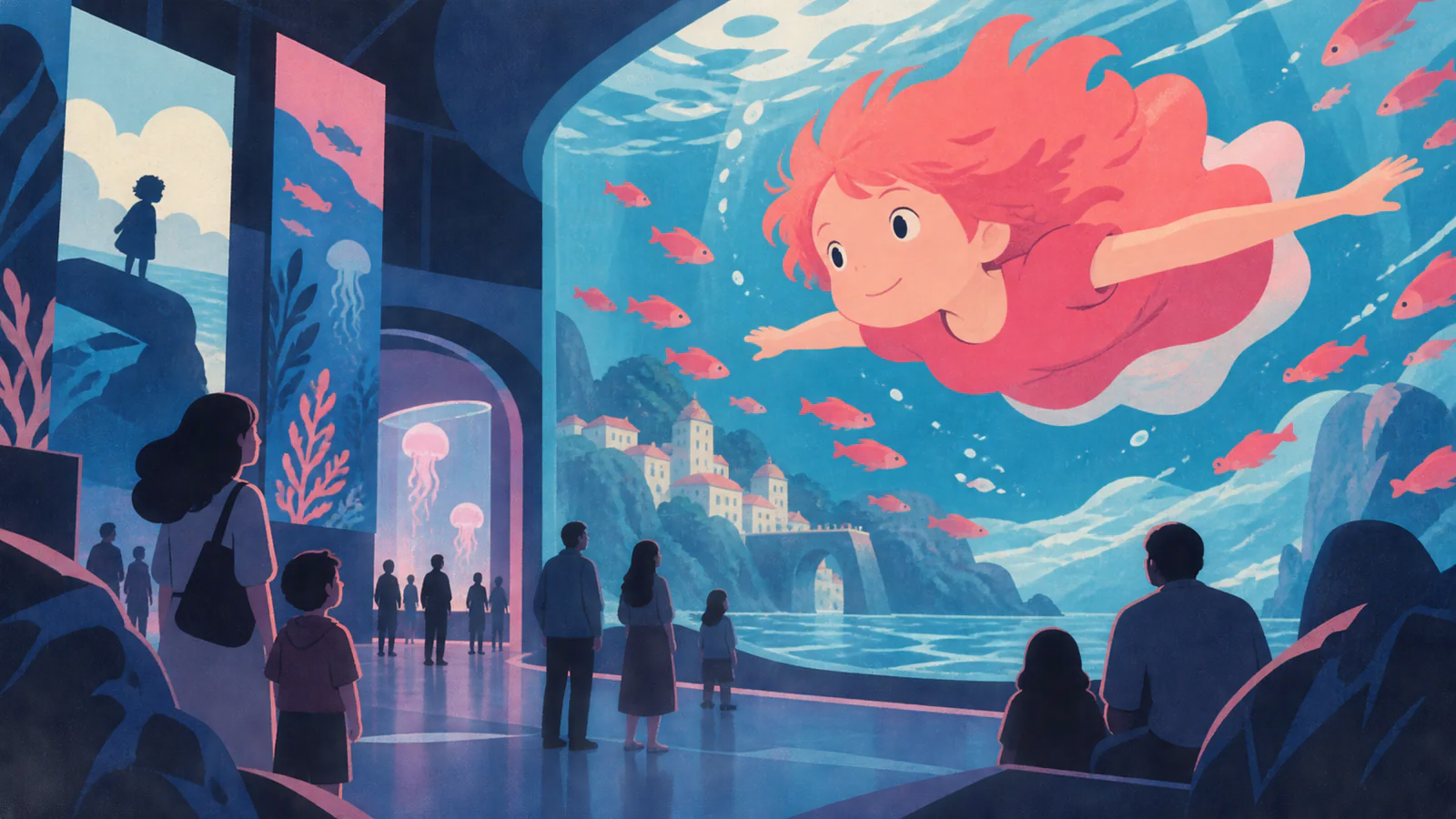 Los Angeles Museum Unveils Immersive 'Ponyo' Exhibit by Hayao Miyazaki
