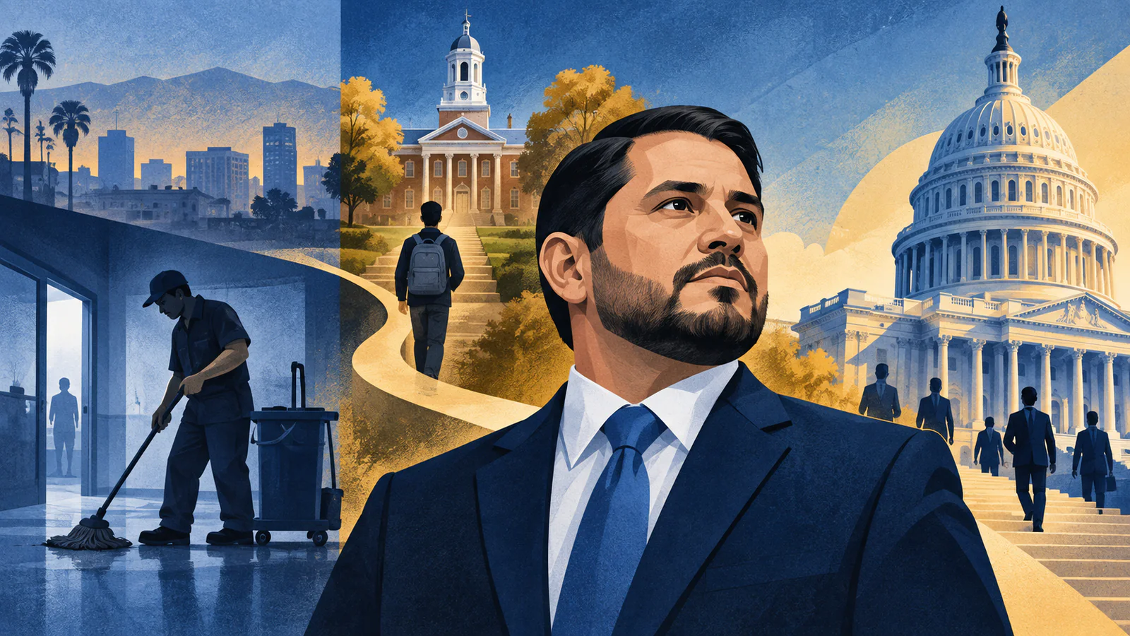Senator Ruben Gallego: From Janitor to U.S. Congress — An American Story