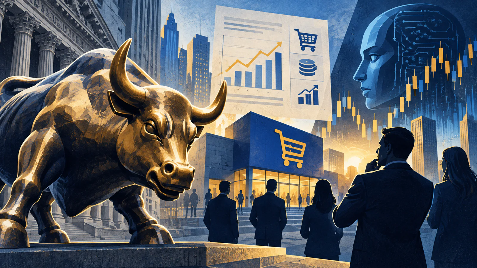 Wall Street Week Ahead: Walmart, Economic Data Await Investors Confronting AI Volatility